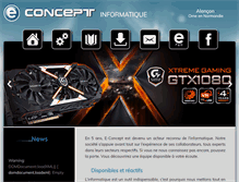 Tablet Screenshot of conceptmultimedia.fr